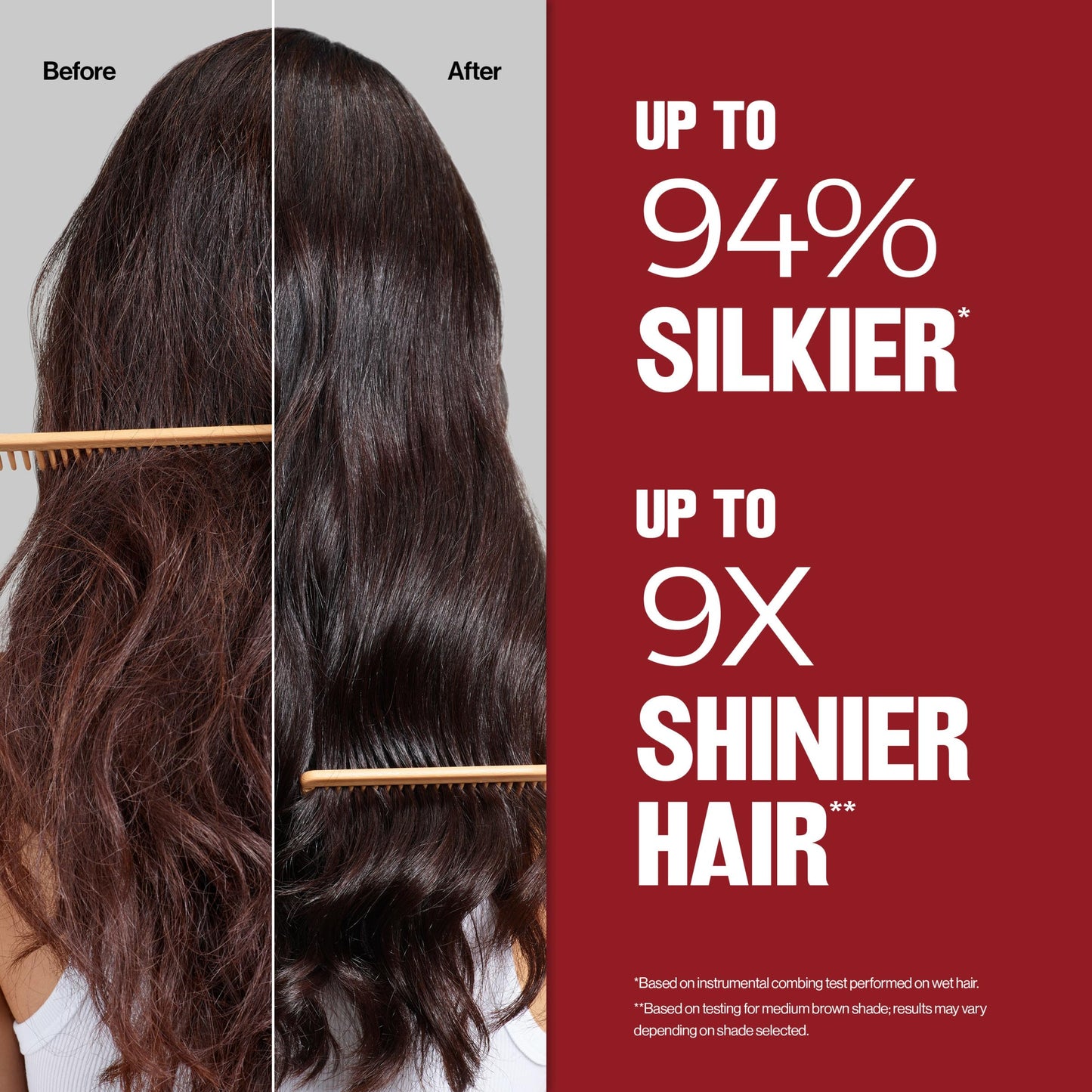 Revlon ColorSilk with Bond Repair Complex, Permanent Hair Color, 100% Gray Coverage, Ammonia Free Dye, Vegan Keratin, 45 Bright Auburn, 3 pack