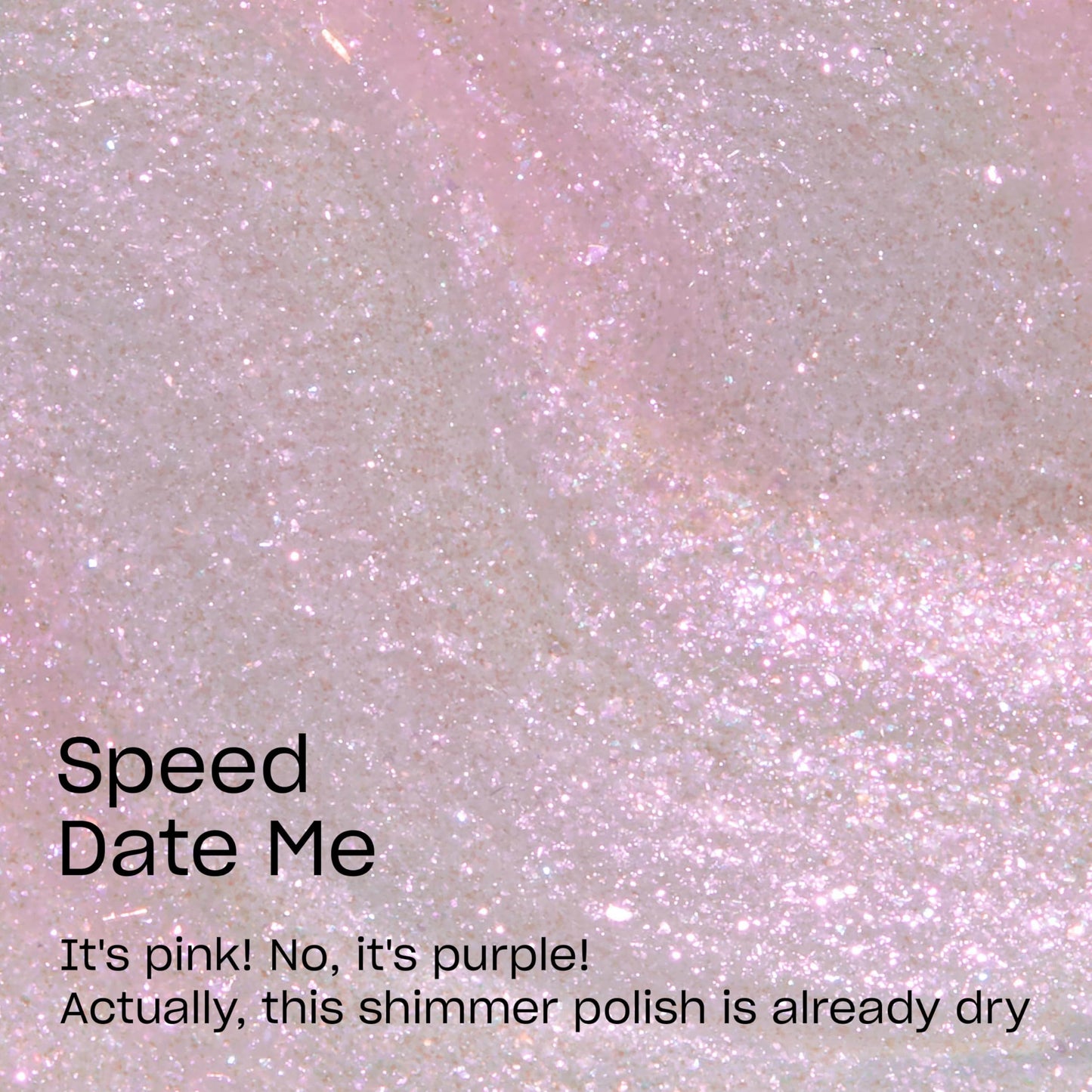 OPI RapiDry Speed Date Me | Semi-sheer Soft Pink Shimmer Quick Dry Nail Polish | Vegan, Smudge Proof, Fast Drying