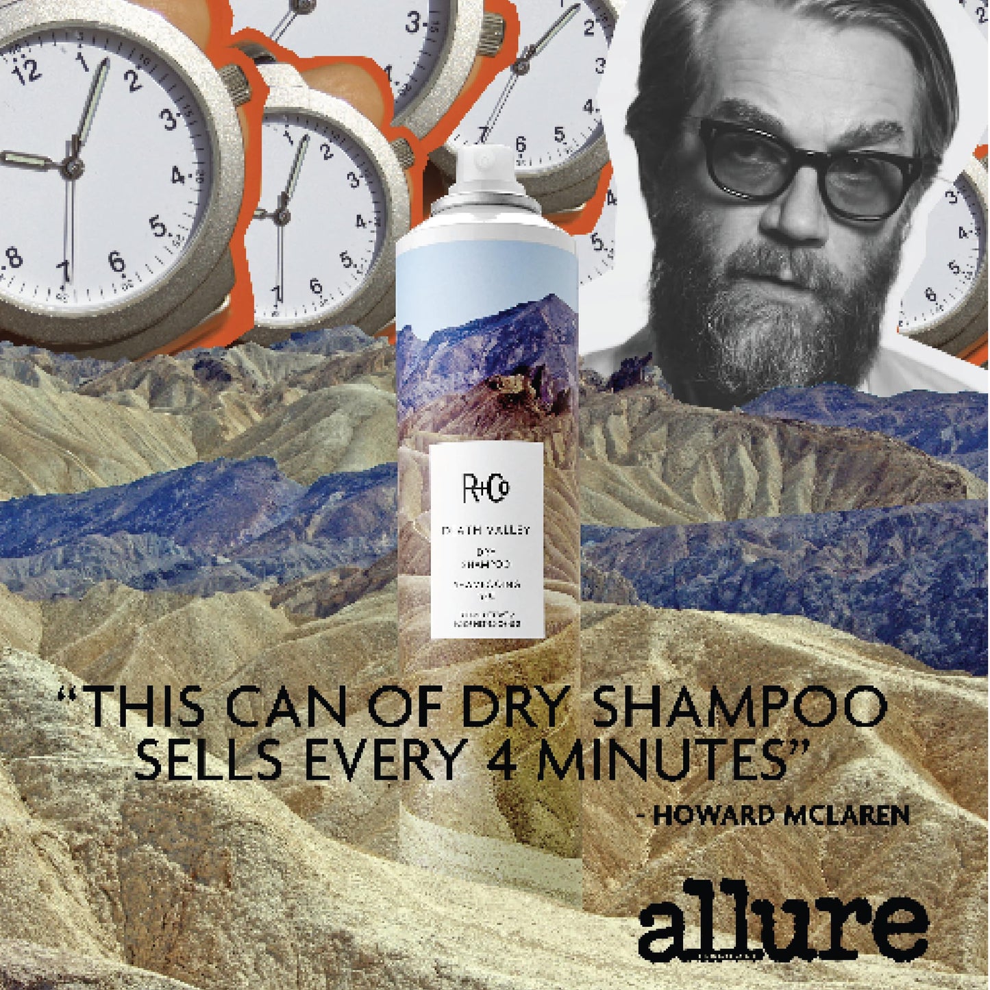 R+Co Death Valley Dry Shampoo Travel Size | Lightweight No Residue Spray for Oil Control and Volume Boost | TSA Approved | Vegan + Cruelty-Free | Pack of 2