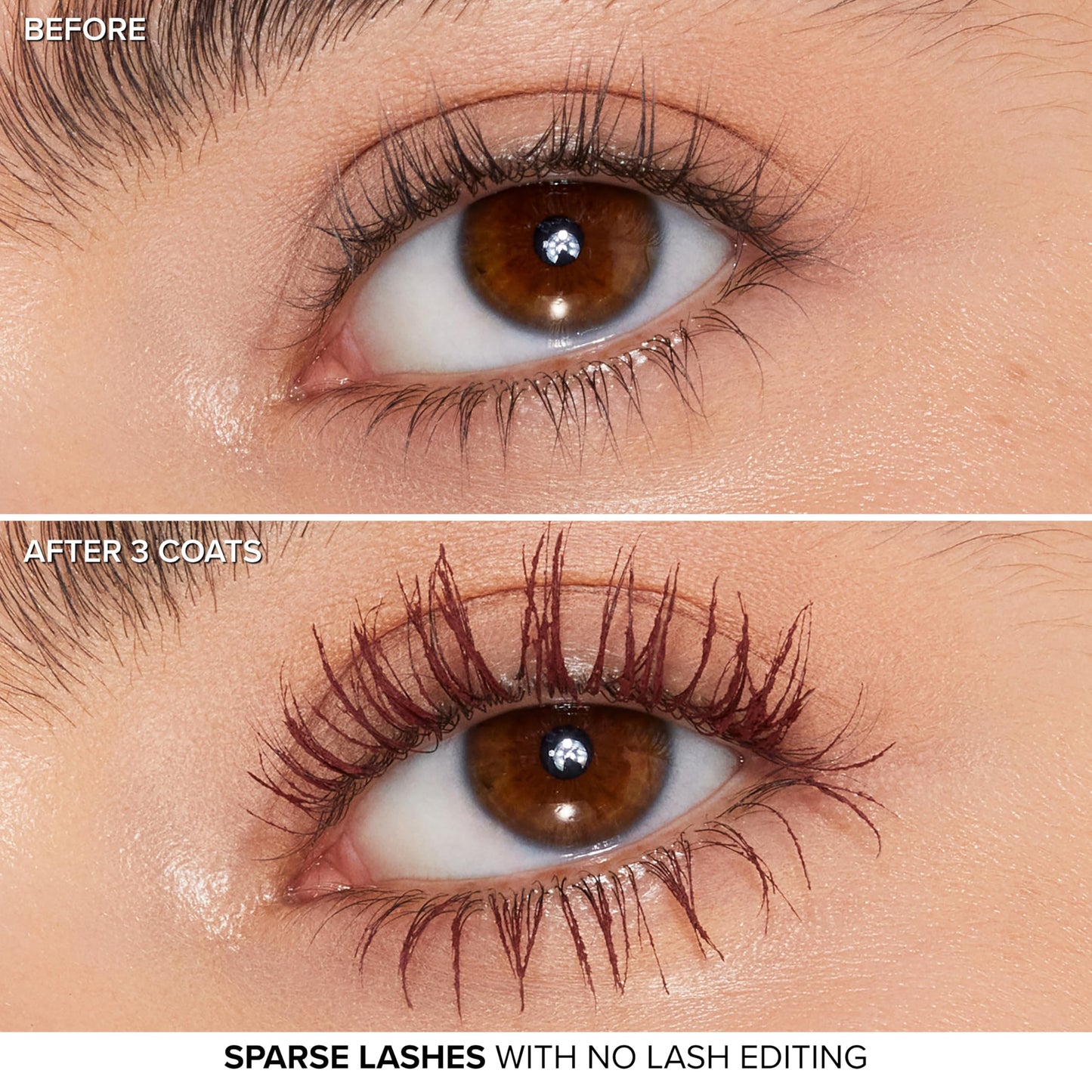 Too Faced Better Than Sex Volumizing and Lengthening Mascara | Vegan Formula for Dramatic Volume and Length | Cruelty-Free Eye Makeup with Hourglass Brush for False Lash Effect, Burgundy, 0.27 Fl Oz