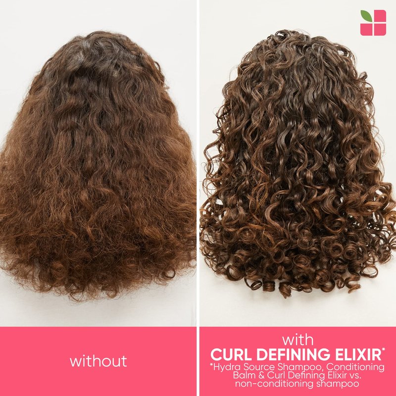 Biolage Styling Curl Defining Elixir - For Frizzy Hair, Natural Movement & Shine Without Stiffness, Paraben-Free, 4.2 Fl Oz