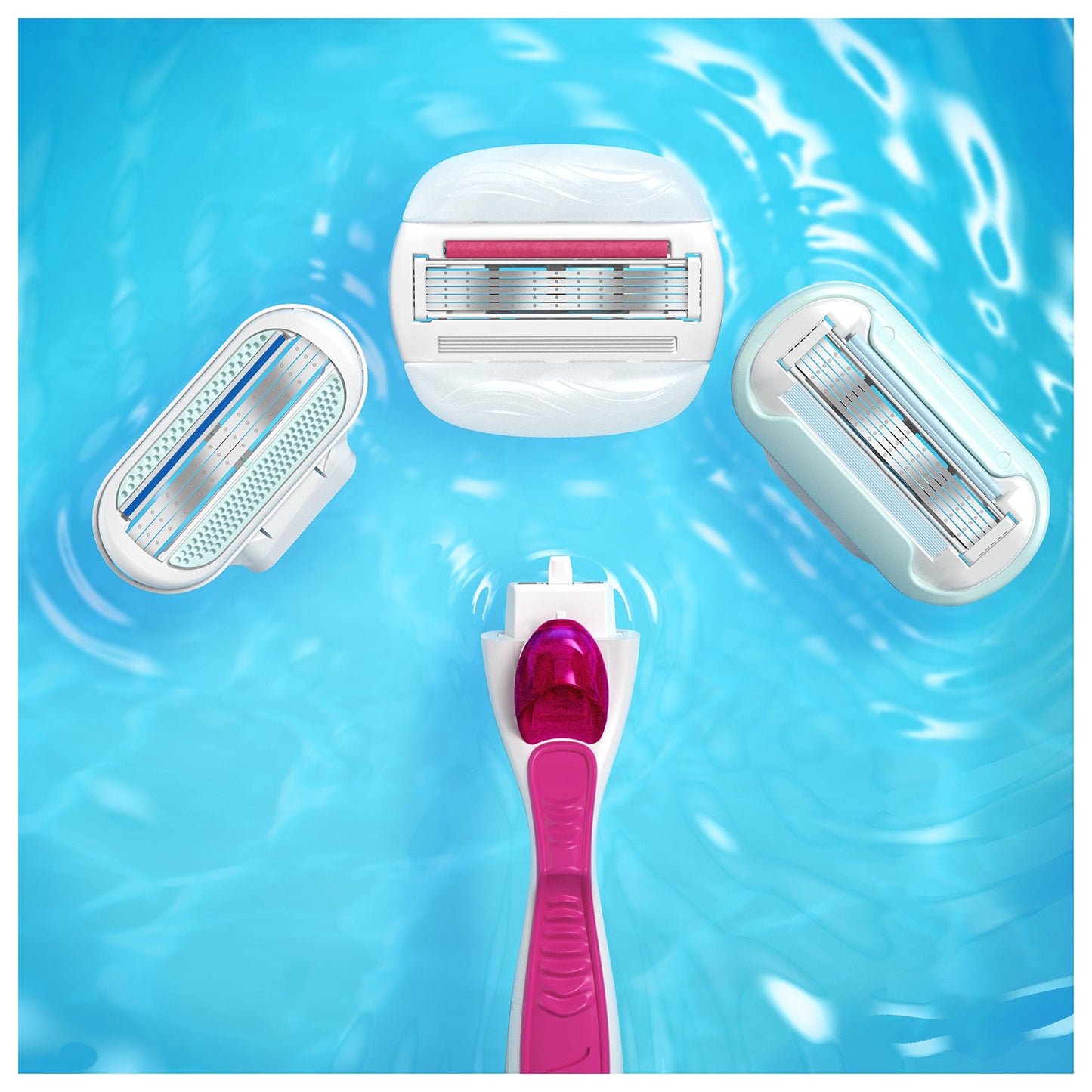 Gillette Venus ComfortGlide with Olay Sugarberry Women's Razor Blade Refills, 6 Count (Packaging may vary)
