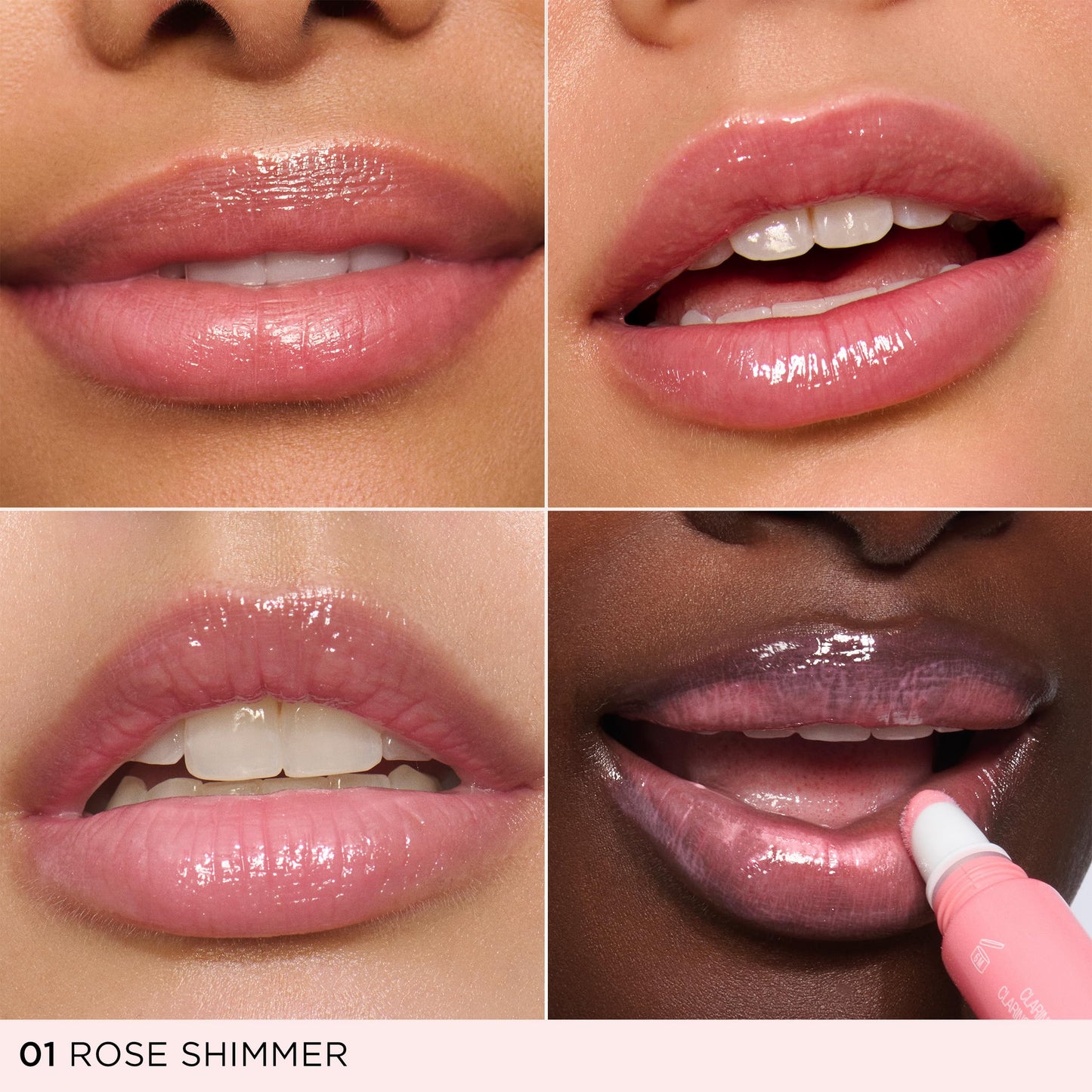 Clarins Natural Lip Perfector | Award-Winning | Sheer Finish Lip Plumping Gloss | Instant 3D Shine | Nourishing, Hydrating, Softening | Contains Natural Plant Extracts With Skincare Benefits