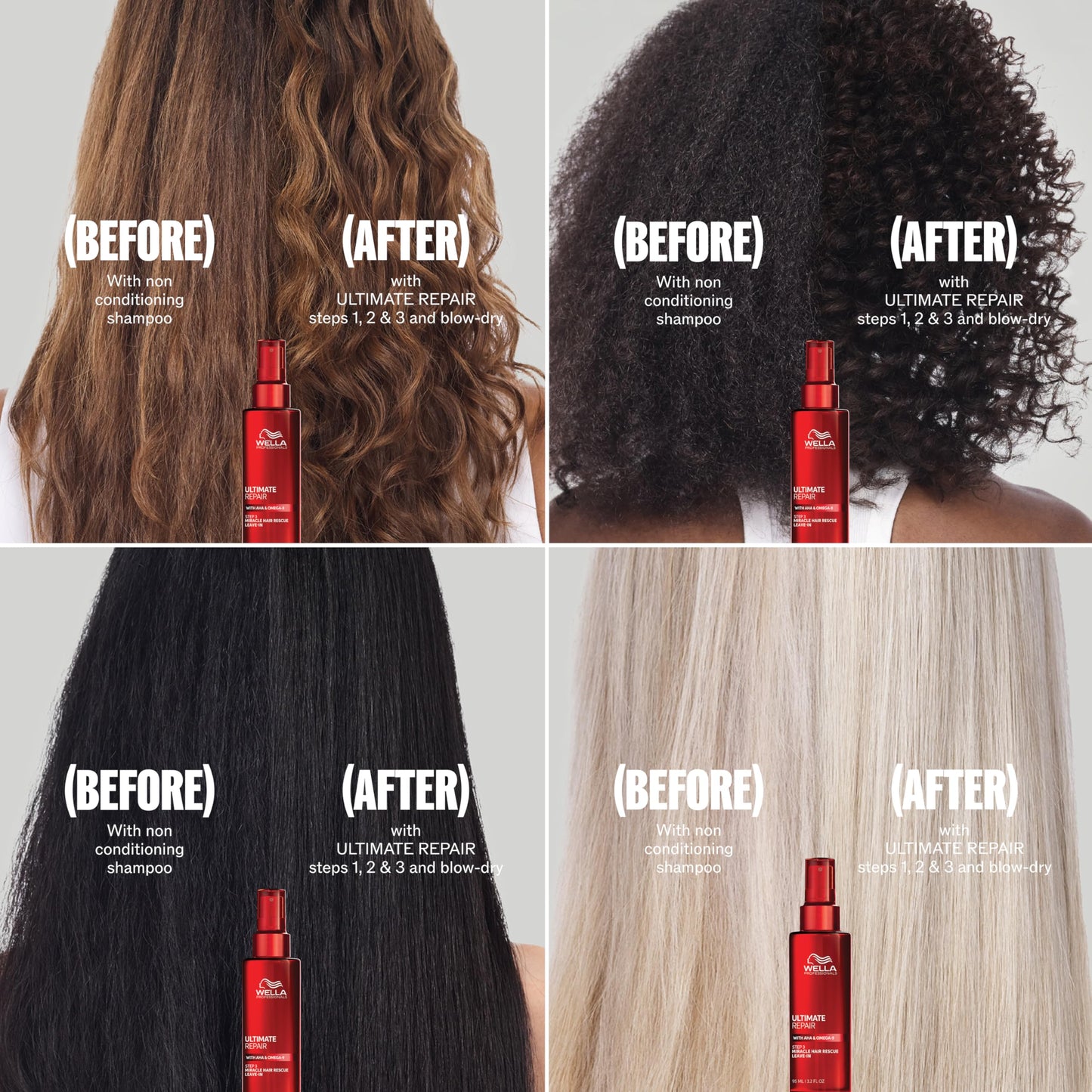 Wella Professionals ULTIMATE REPAIR Mask for Damaged Hair | Repairs, Strengthens, & Smooths with AHA & Omega-9 | For All Hair Types - Packaging May Vary