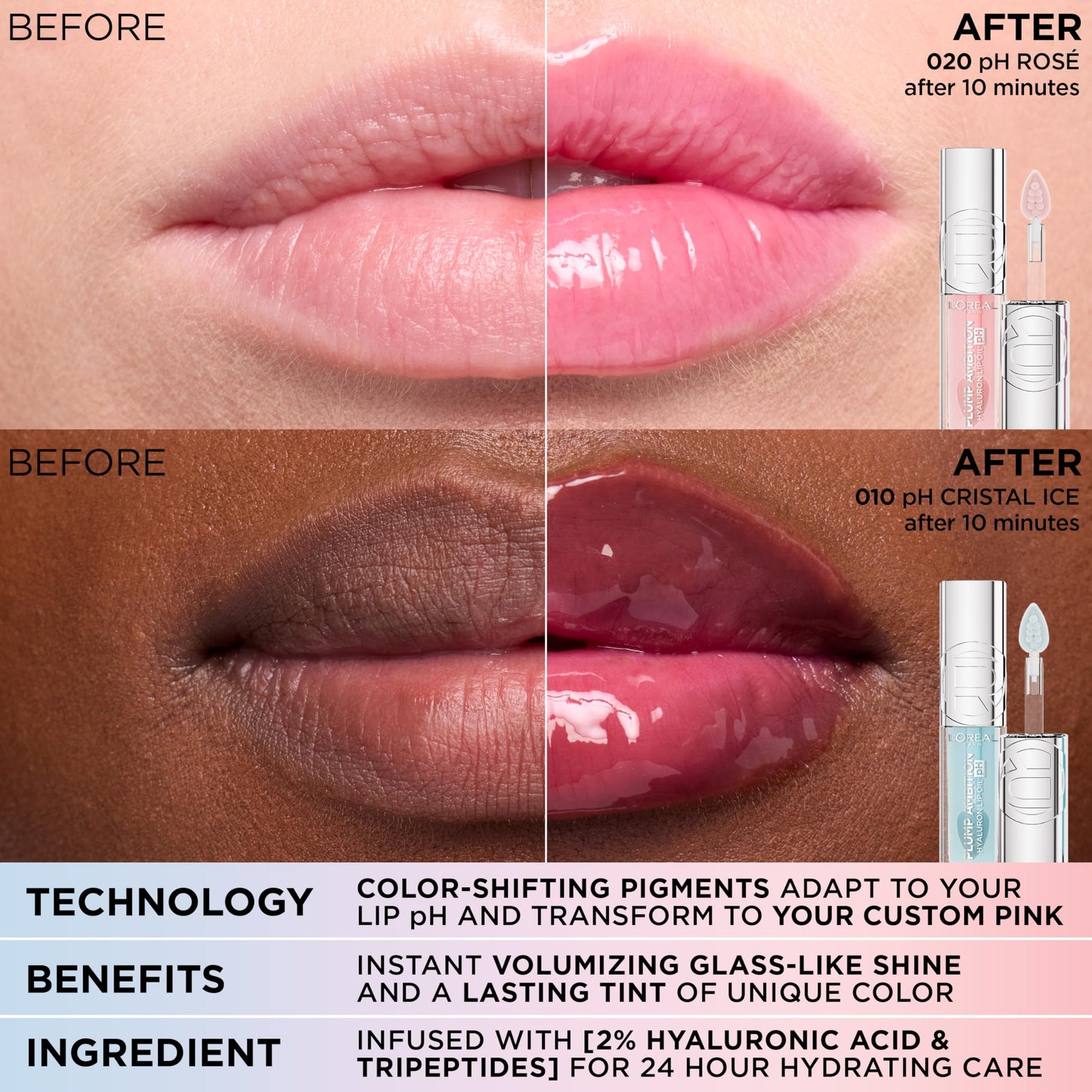 L'Oreal Paris Plump Ambition pH Hyaluron Lip Oil