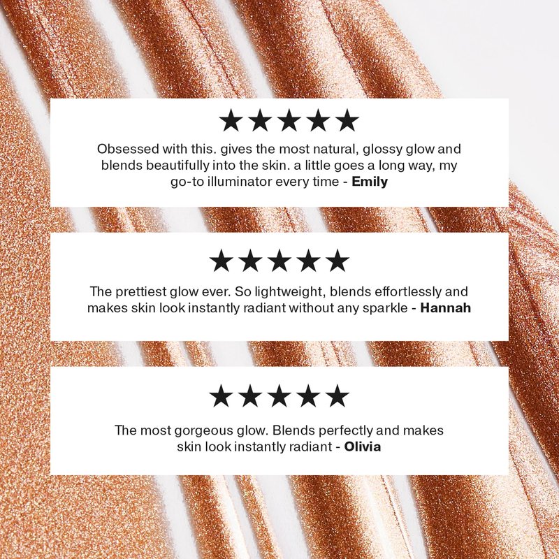 ICONIC LONDON Illuminator | Liquid Highlighting Drops for a Radiant Glow, Cruelty-Free, Vegan Makeup, Original (Champagne Shimmer) 0.45 Fl oz