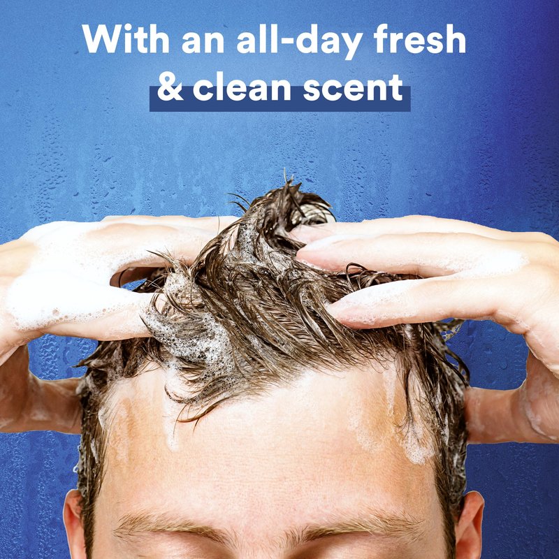 Suave Men 2 in 1 Anti Dandruff Shampoo and Conditioner, Classic Clean with Bamboo scent, 40 oz Pack of 3