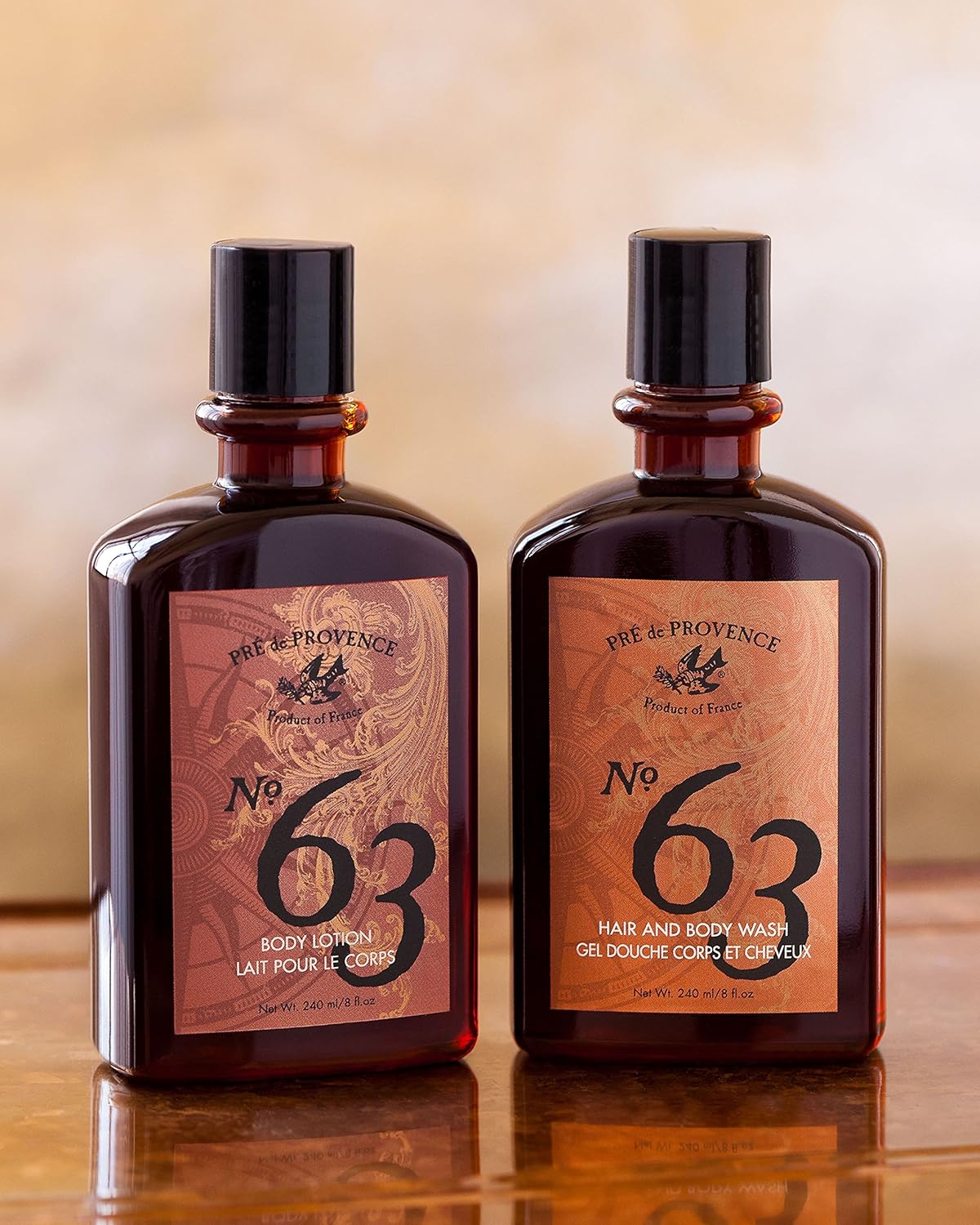 Pre de Provence No.63 Men's Lotion - Nourishing Hydrating Formula | 8.4 Fl Oz