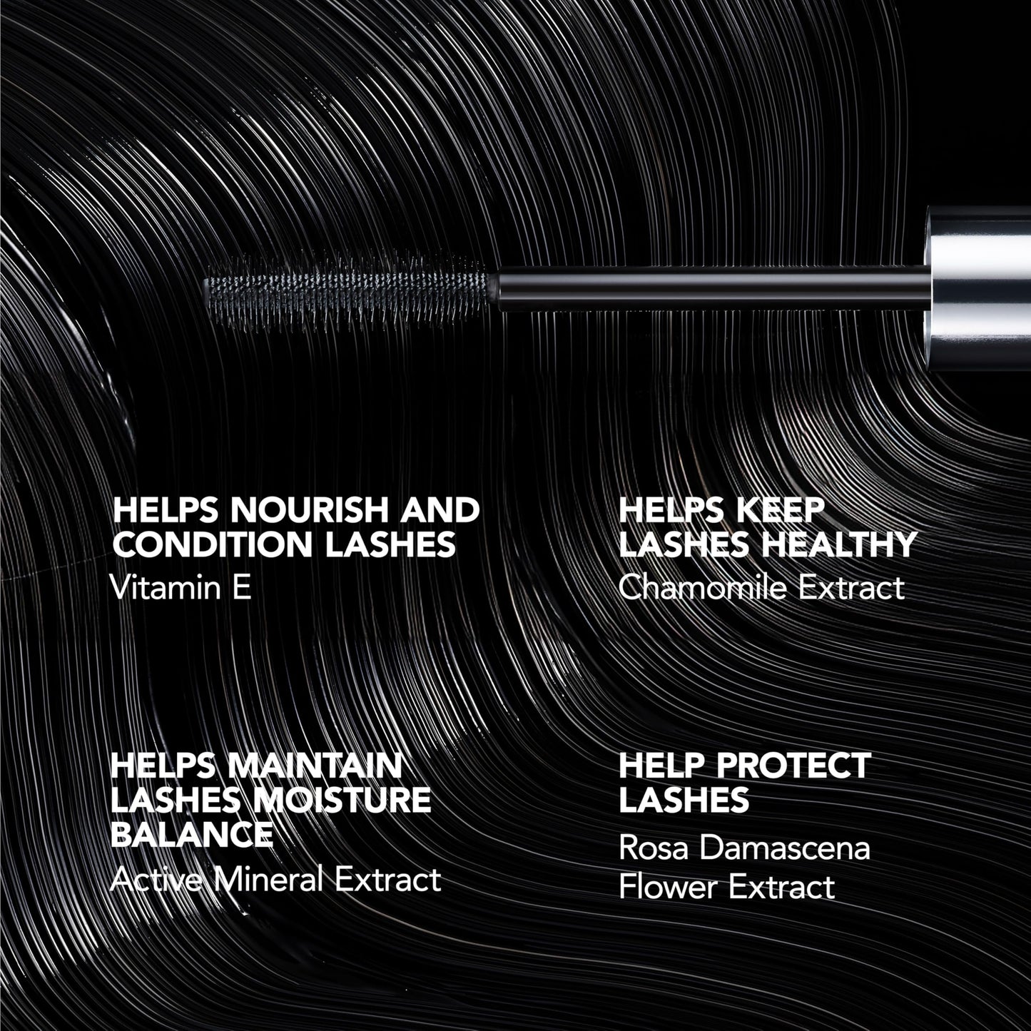 BUXOM Lash Volumizing Mascara - Defining Mascara for Volume and Length with Vitamin E - Washable, Thickening & Clump-Free Eye Makeup - Blackest Black (0.37 oz)