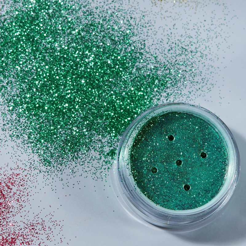 Fine Glitter Shakers by Moon Glitter – 100% Cosmetic Glitter for Face, Body, Nails, Hair and Lips - 0.17oz - Set of 6 colours