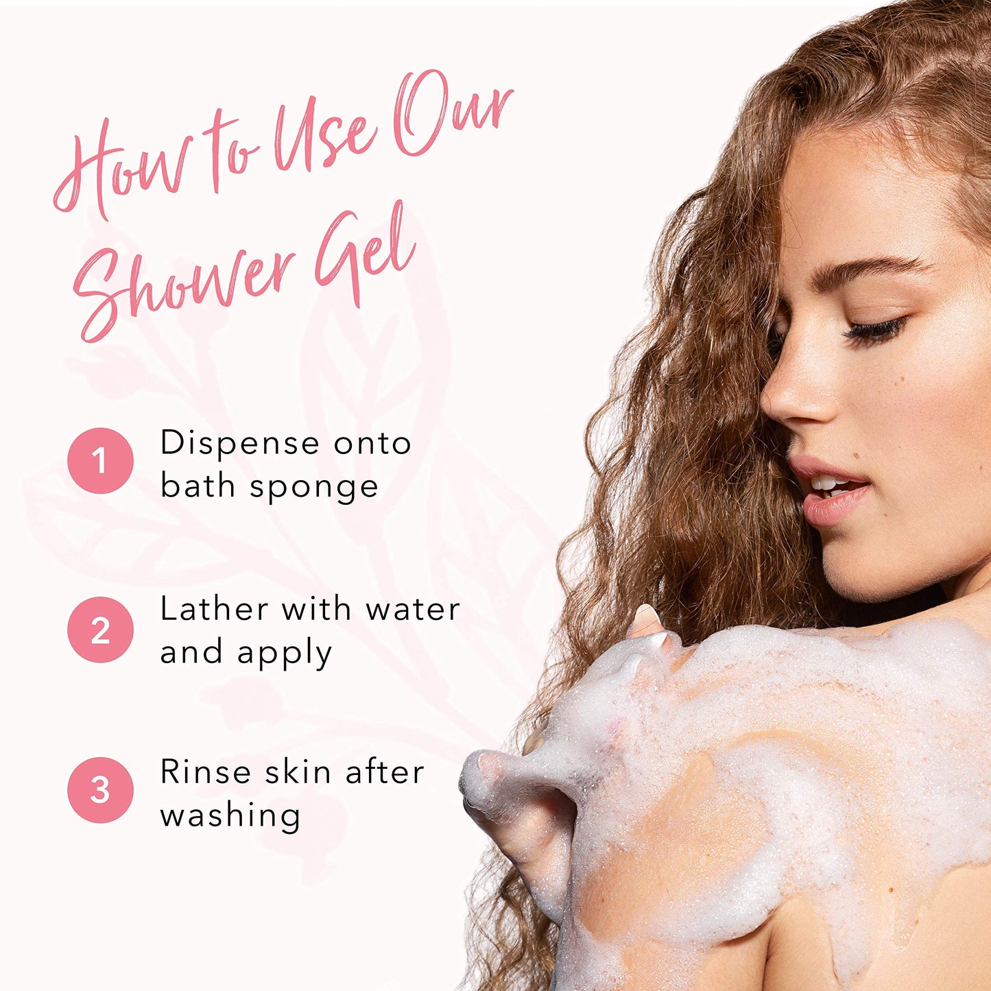100% PURE Mangosteen Shower Gel Natural Foaming & Hydrating Body Wash - Deeply Moisturizing Gentle Soap Cleanser for All Skin Types, Even Sensitive - Gluten-Free - 8 Fl Oz
