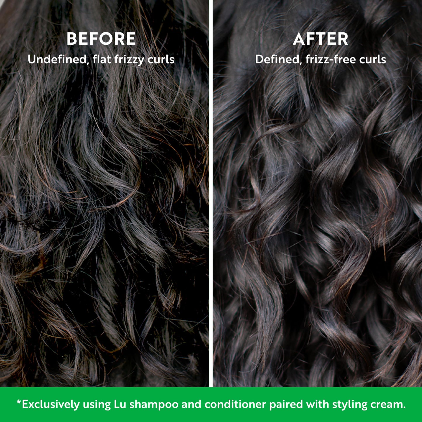 Lu by LatinUs Beauty Freedom Set | Curly Hair Set Shampoo, Conditioner with Impossible Keratin™, Moringa Oil, Cruelty Free, Sulfate Free, Paraben Free, Wavy Hair products | 12 Fl Oz Each | 2-Pack