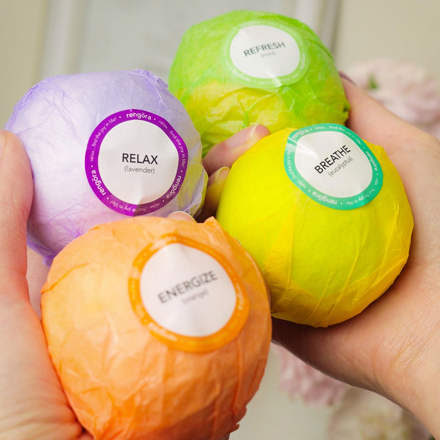Bath Bombs Luxury Gifts Set for Women, Aromatherapy 4 oz Bubble Bath Bombs, Natural Bath Bombs for Relaxation and Stress Relief, Birthday Gifts, Calming Spa Essentials, Perfect Bath Gifts by rengöra