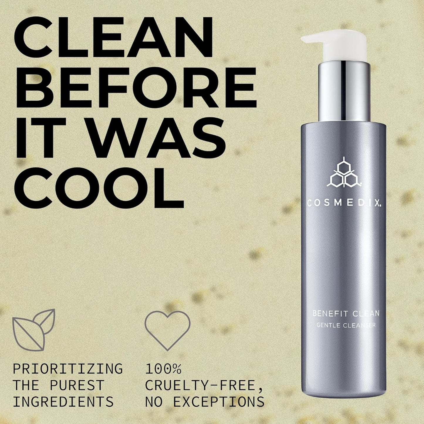 COSMEDIX Benefit Clean Face Wash Gel | Hydrating Cleanser for All Skin Types - 150 ml / 5 fl oz