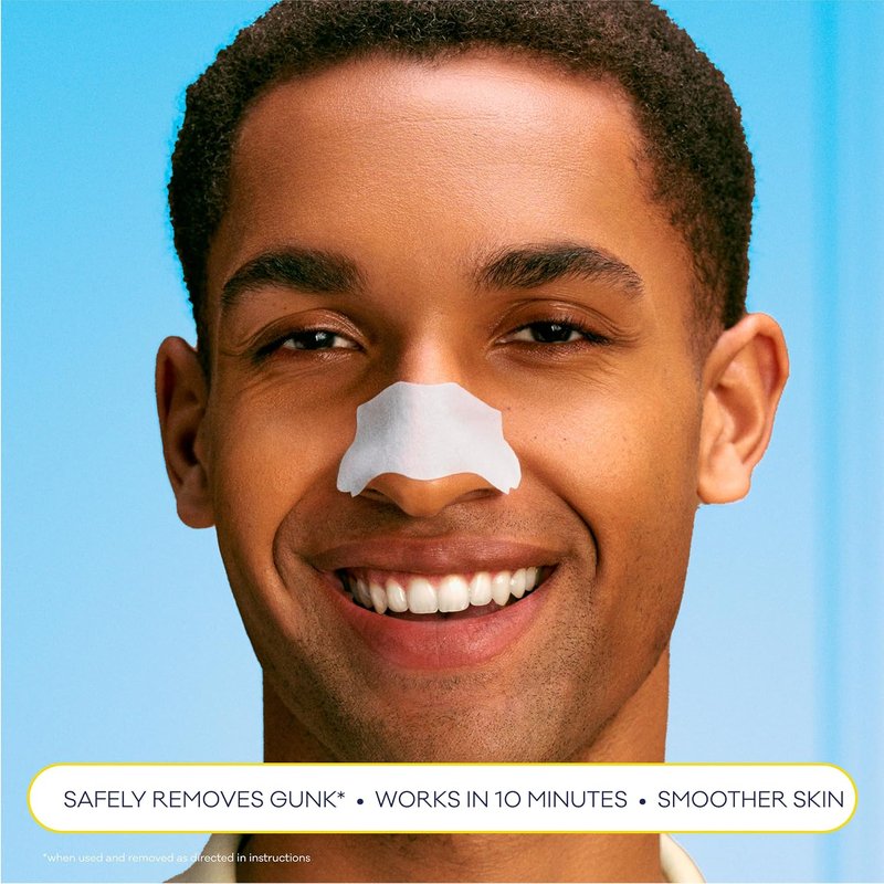 Bioré Witch Hazel Blackhead Remover Pore Strips - Ultra Strength, C-Bond Technology, 18 Count | Oil-Free & Non-Comedogenic