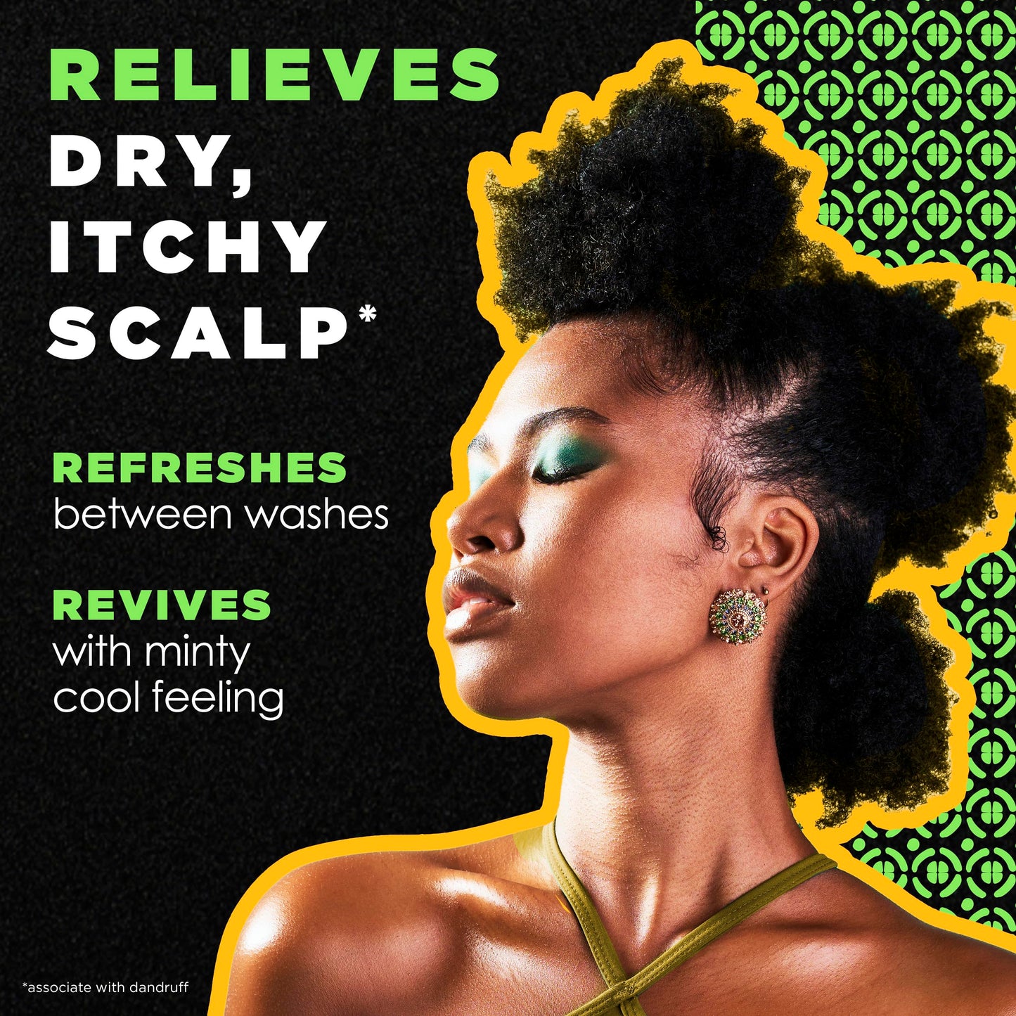MY BLACK IS BEAUTIFUL Cooling Scalp Serum, Dandruff Treatment, For Coily Hair and Protective Styles, Dry and Itchy Scalp Treatment With Pyrithione Zinc, With Cooling Mint, Sulfate Free, 4.2 fl oz