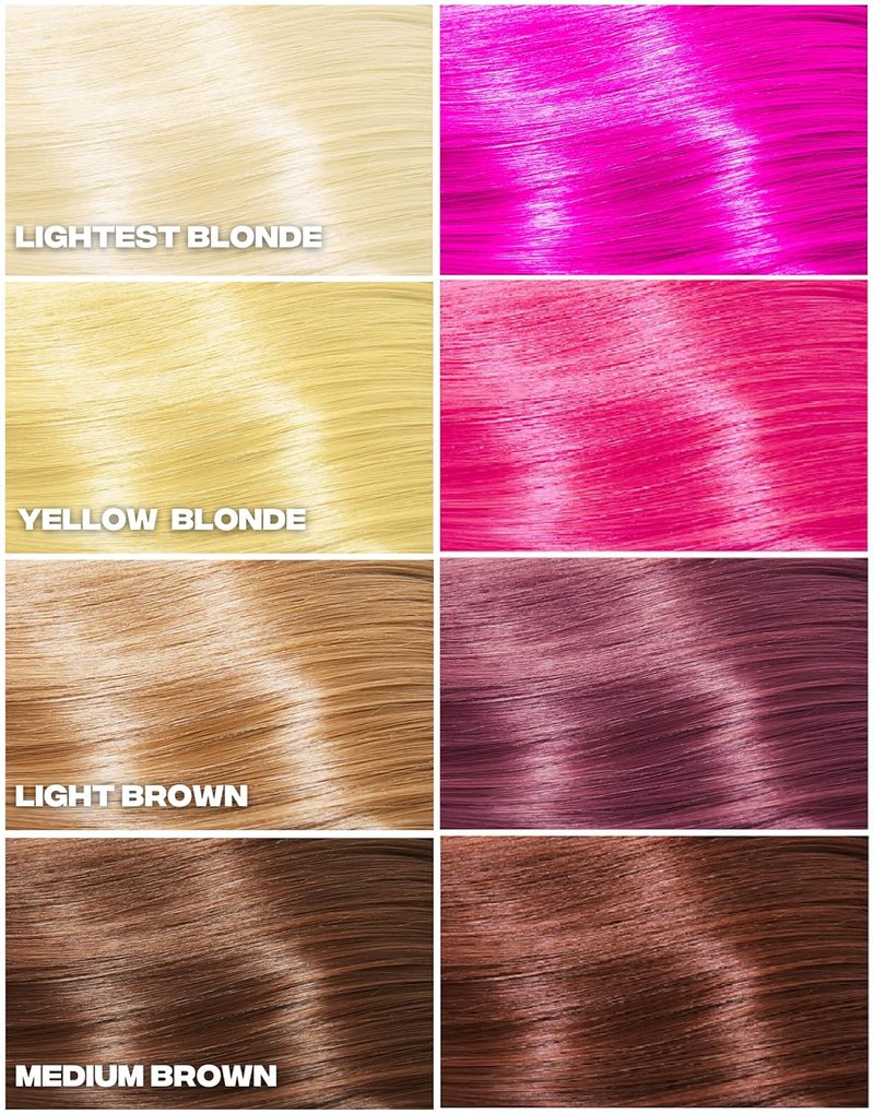 Good Dye Young Semi-Permanent Hair Dye - Ex-Girl Shade with Lightening Kit | 4oz