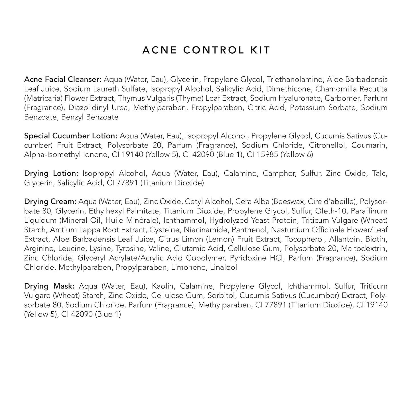 Mario Badescu Acne Control Skin Care Kit - Facial Set for All Breakouts | Ideal for Oily & Combination Skin