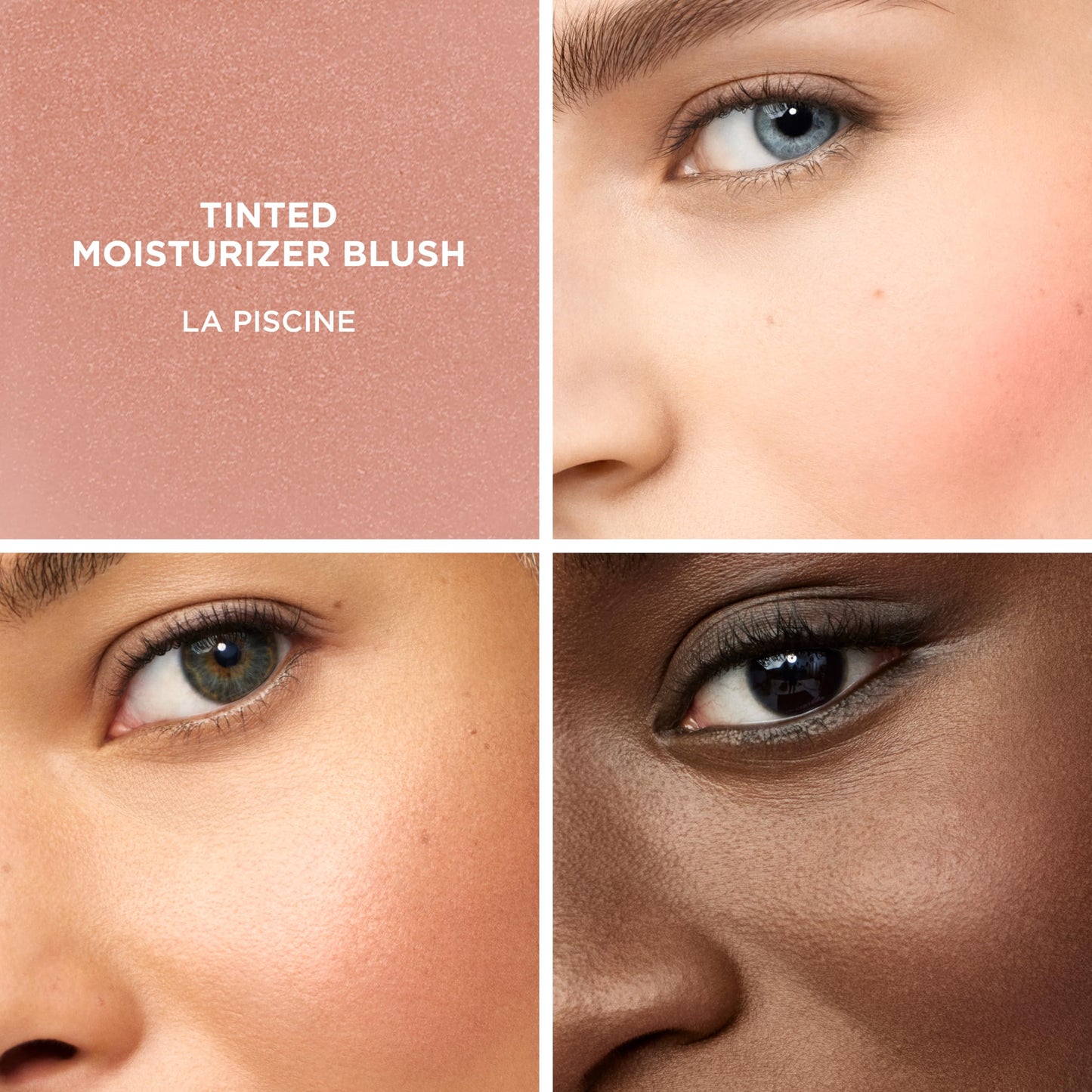 Laura Mercier Tinted Moisturizer Blush: Long Lasting Cream Blush, Lightweight, Buildable Coverage, 12 HR Hydrating Wear, Crème and Shimmer Finishes, Cheek Tint, La Piscine