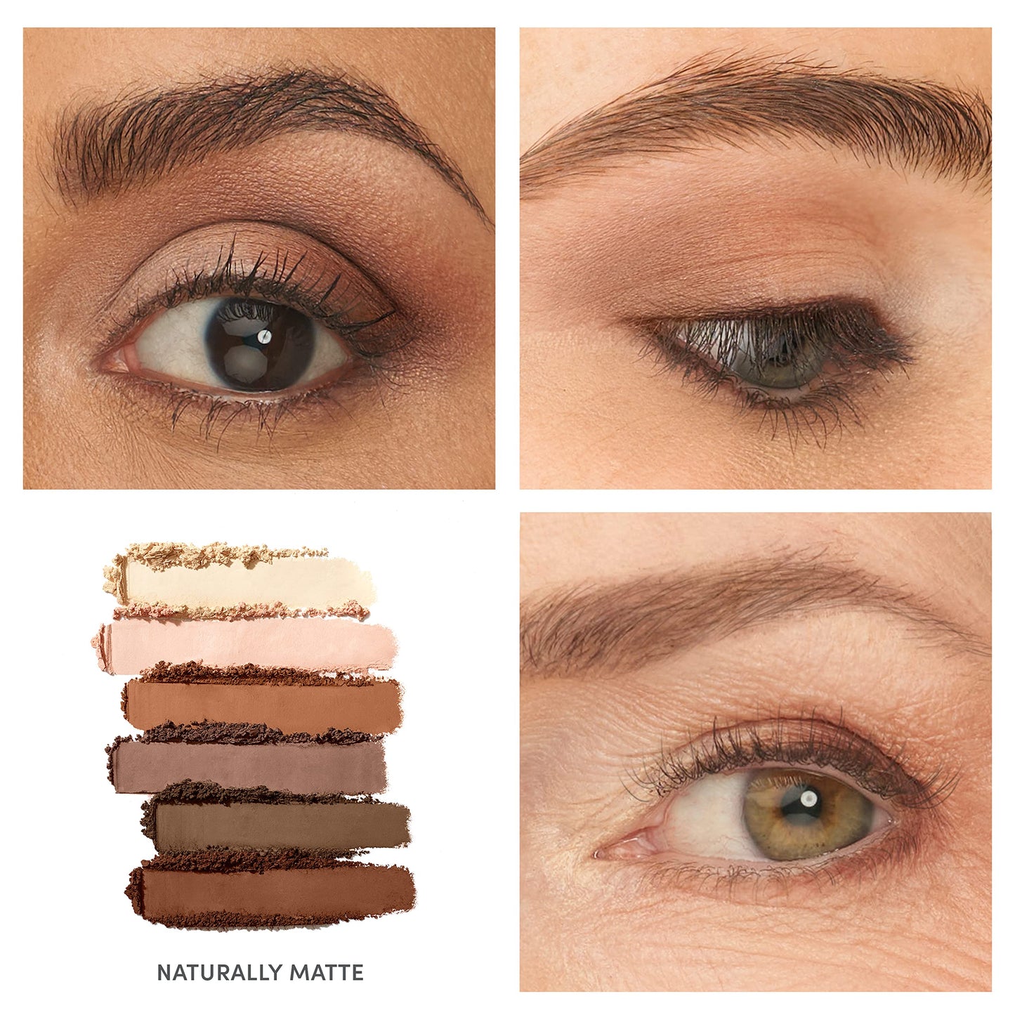 jane iredale PurePressed Eye Shadow Palette, Naturally Matte, 0.12 oz.