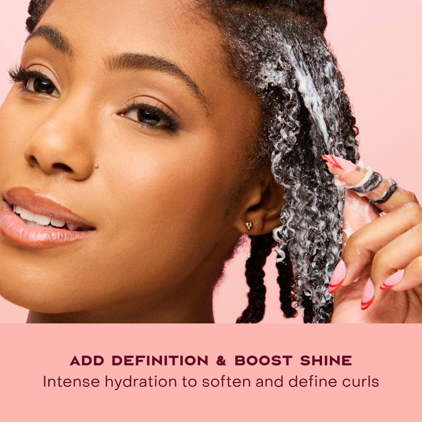 SheaMoisture Smoothie Curl Enhancing Cream Coconut and Hibiscus for Thick
