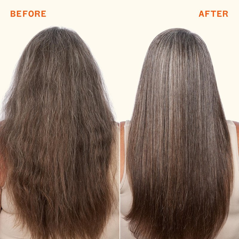 amika superfruit star lightweight hair styling + heat defense oil, 20ml | heat protection, strengthen + reduce breakage, smooth frizz, add glossy shine