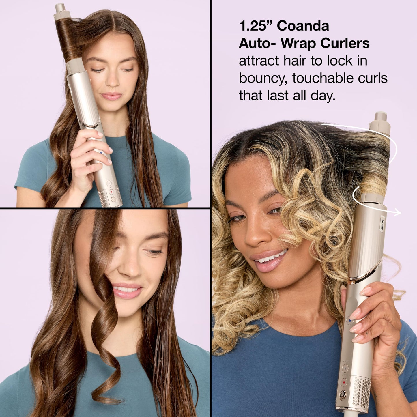 Shark FlexStyle Air Styling & Drying System, Powerful Hair Dryer Brush & Multi-Styler with Auto-Wrap Curlers, Paddle Brush, Oval Brush, Concentrator Attachment