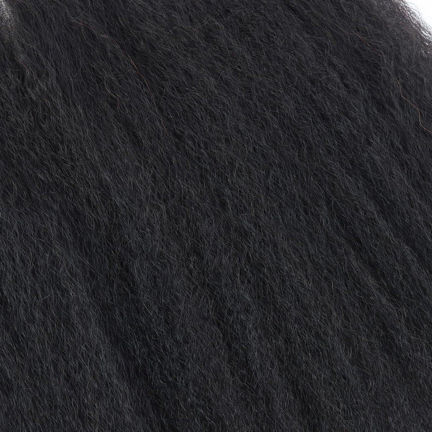Kerriana 13x4 Lace Frontal Human Hair, Kinky Straight 13 by 4 Ear to Ear Transparent 12 Inch Yaki Straight Frontal Closure Natural Black Color For Women