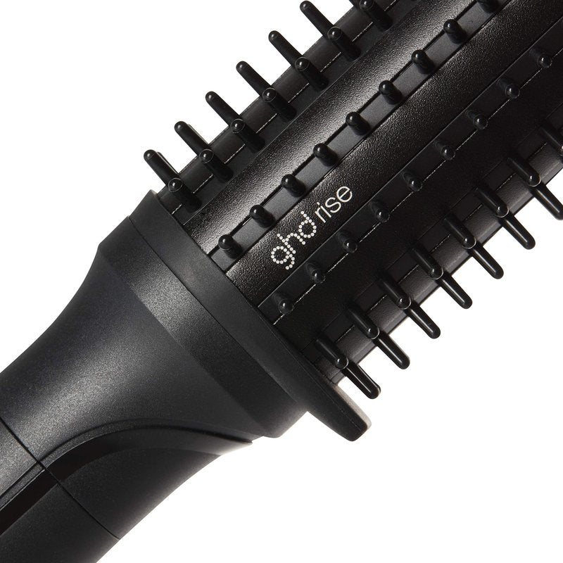 ghd Glide Hot Air Hair Brush (Black) + Rise Volumizing Blow Dryer (Black) Duo ― Hot Brush Hair Straighteners and Curlers for Maximum Lift, Fullness, and Body