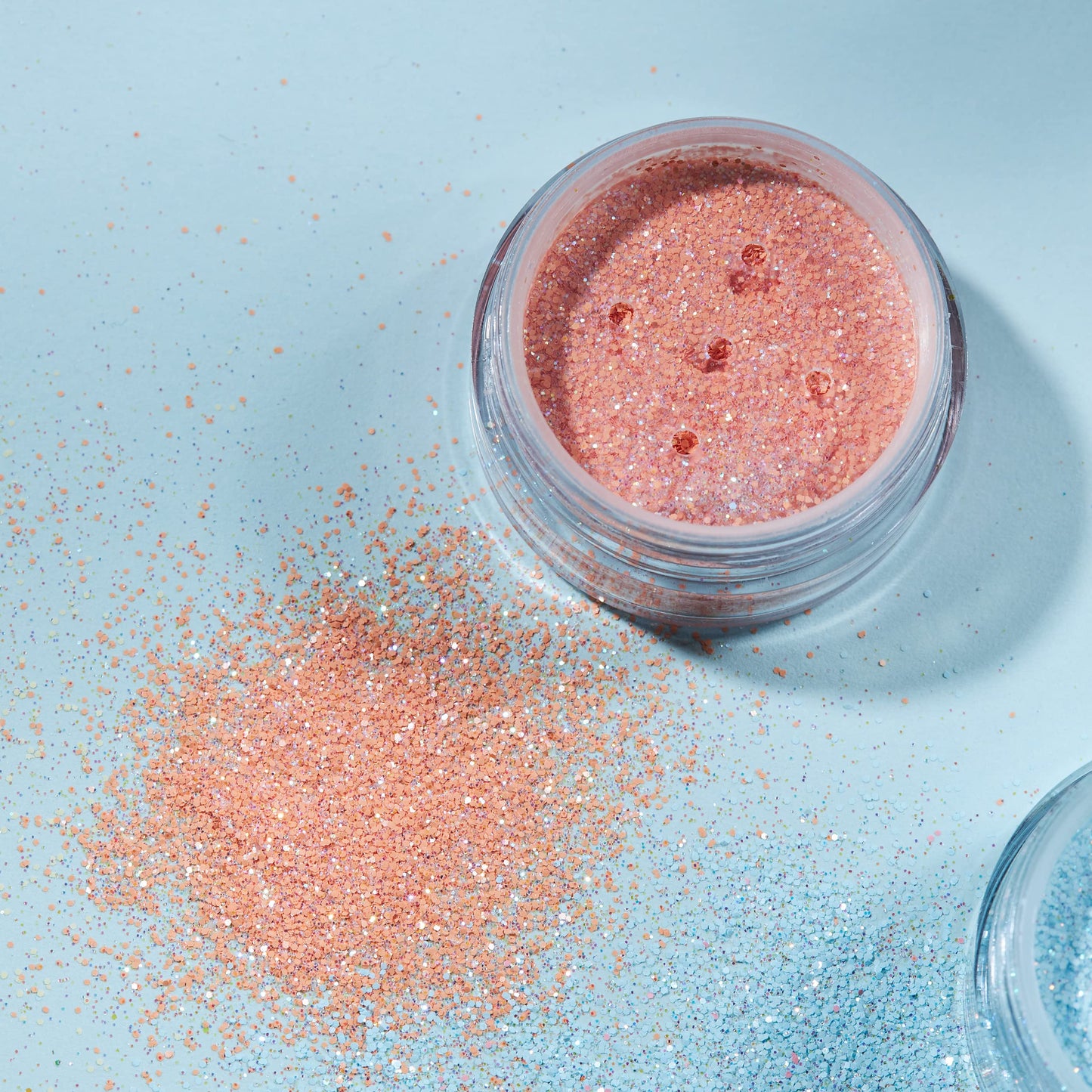 Pastel Glitter Shakers by Moon Glitter – 100% Cosmetic Glitter for Face, Body, Nails, Hair and Lips - 0.10oz - Set of 5 colours