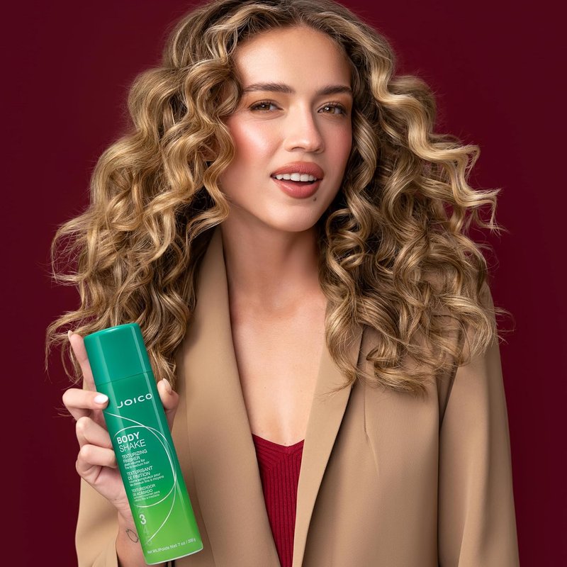 Joico Body Shake Texturizing Finisher - Long-Lasting Volume & Frizz Control for Fine to Medium Hair | Thermal & UV Protection