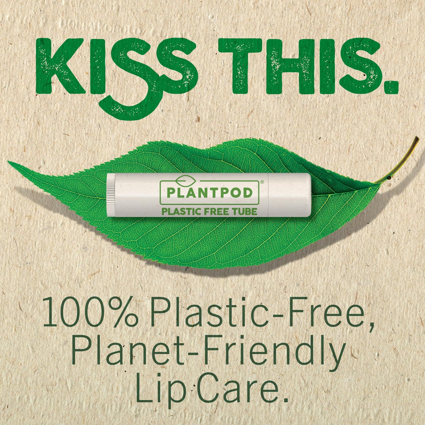 Eco Lips Pure & Simple Raspberry, Coconut and Vanilla Organic Lip Balm 9-Pack (0.15 oz.) - 100% Natural. 100% Plastic-Free Packaging | Made in USA & Cruelty Free