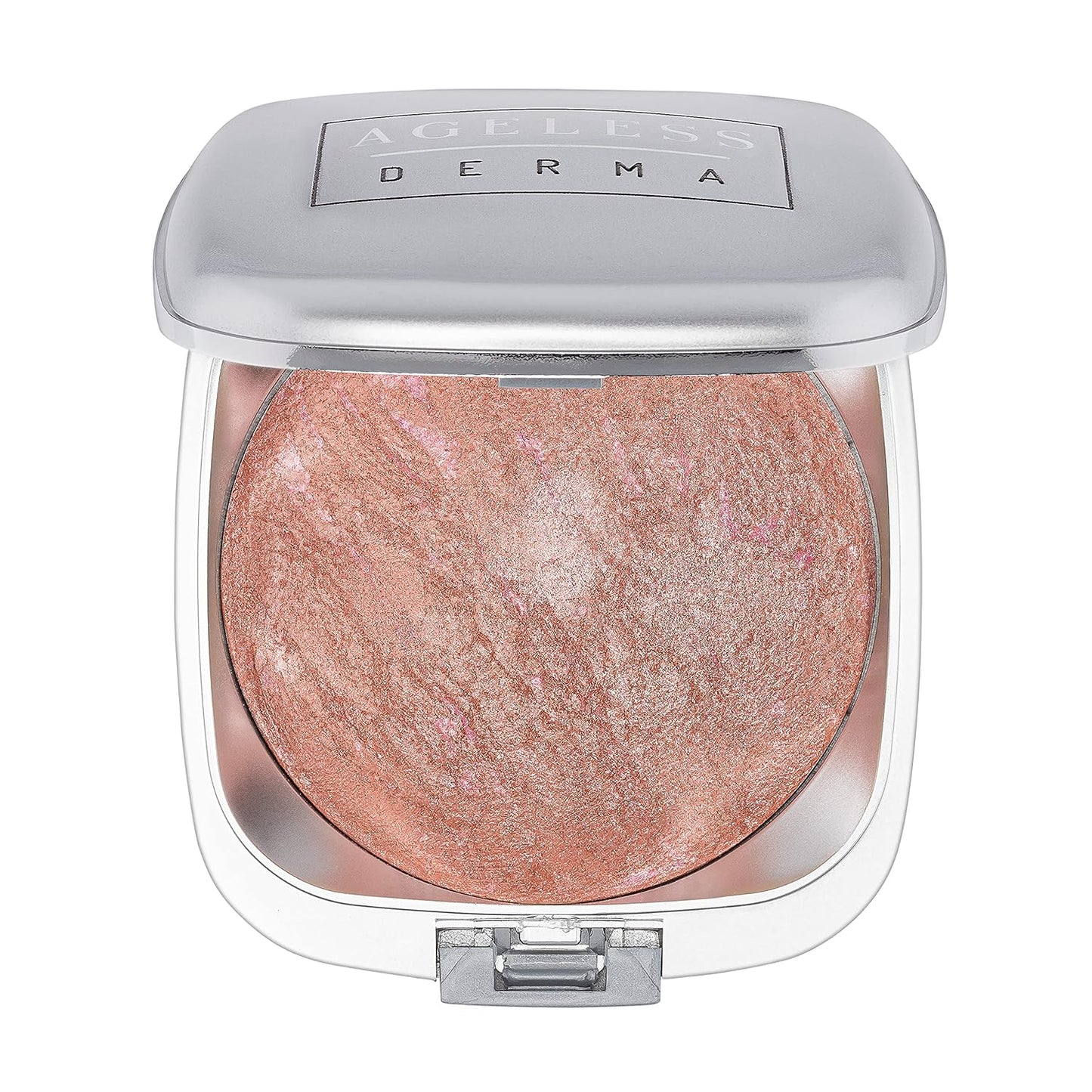 Baked Mineral Makeup Blush with Botanical Extracts - Guava Swirl | Natural Glow Highlighter
