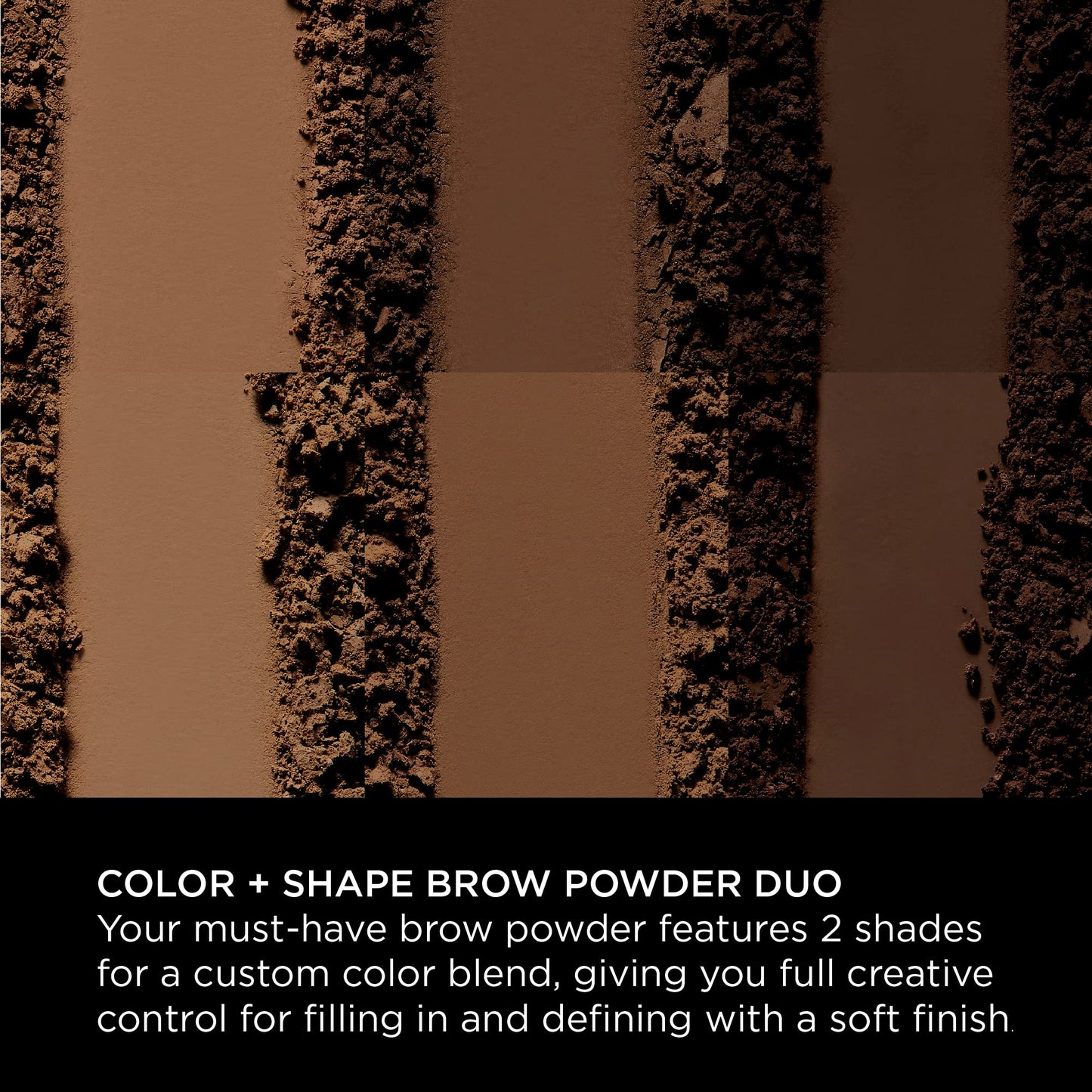 Sigma Beauty Color + Shape Brow Powder Duo - Eye Brow Palette for Natural, Defined Brows - Dark & Light Brow Powder to Tint & Highlight - Vegan, Paraban Free, Sulfate Free Mirror Included - Light