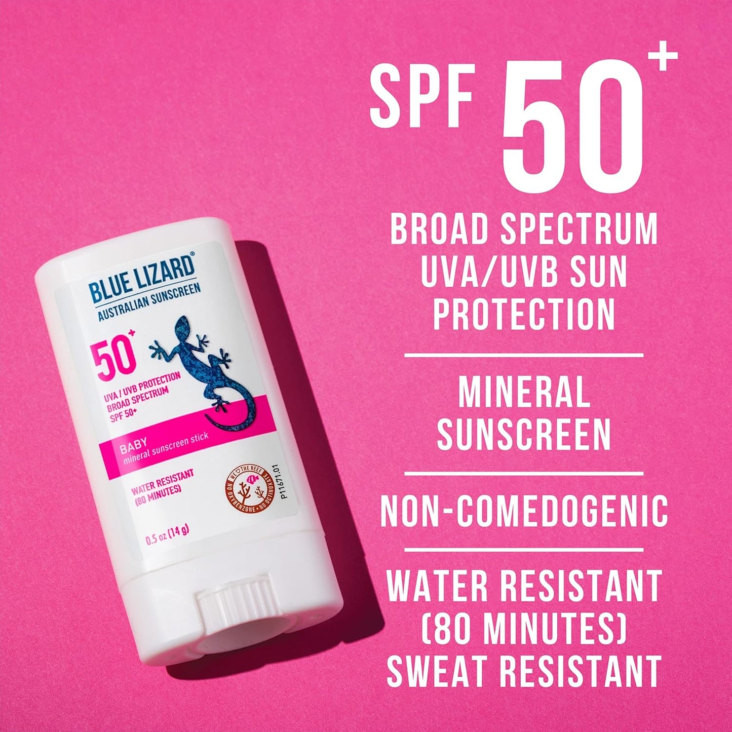 Blue Lizard Baby Mineral Sunscreen Bundle - SPF 50+ Zinc Oxide Protection | 5 oz Tube & Stick