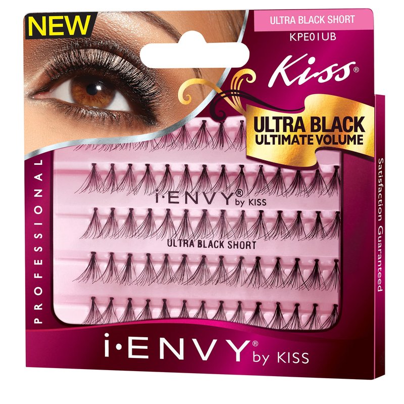 i•ENVY Kiss Ultra Black Short Lashes (3 Pack)