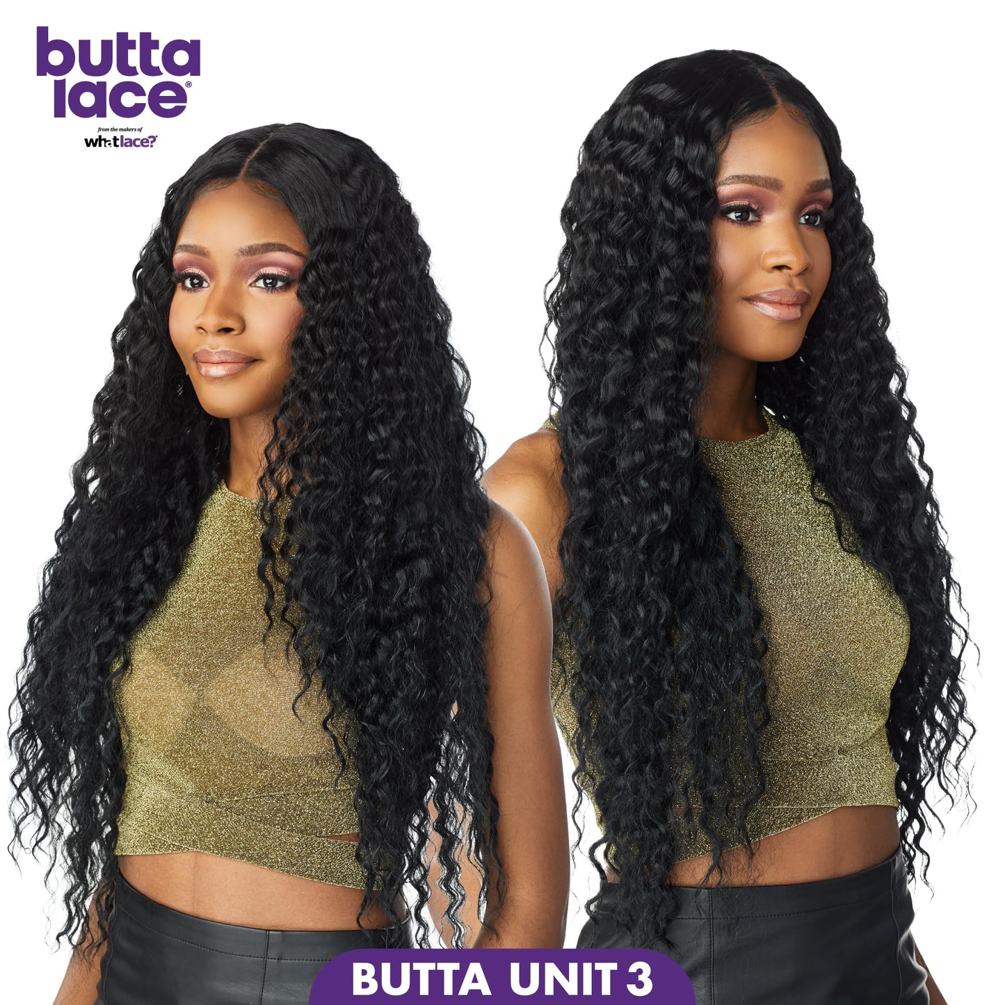Sensationnel Butta LaceWig-Unit 3, Jet Black 1