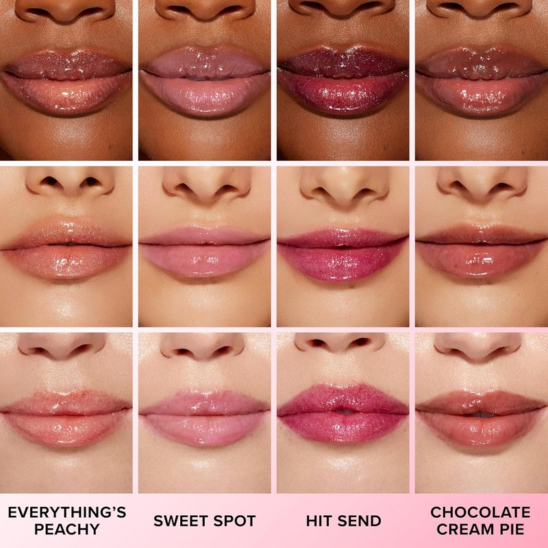 Too Faced Lip Injection Lip Gloss - Instant Cooling Lip Plumper for Volume & Shine | High-Shine & Shimmer Shades