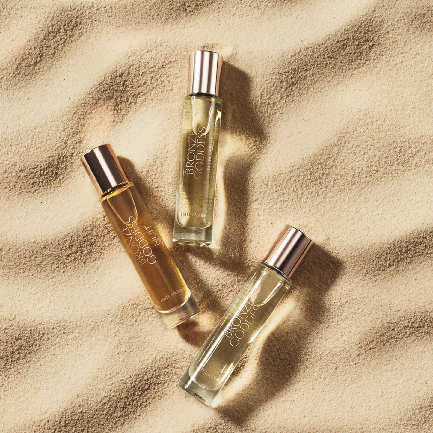 Estée Lauder Bronze Goddess Eau Fraîche Spray with Notes of Tiare Flower, Creamy Coconut, Amber, Sandalwood & Vanilla | Perfumes for Women, Travel Size, 0.34 Fl Oz