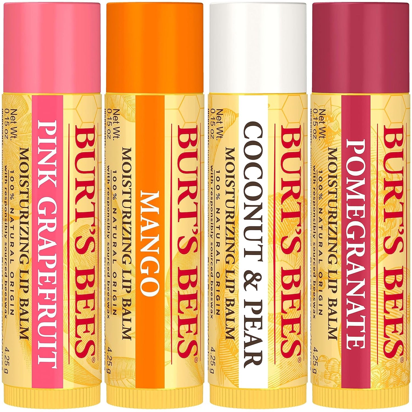 Burt's Bees Natural Moisturizing Lip Balm - Superfruit Flavor | Hydrating & Nourishing Formula