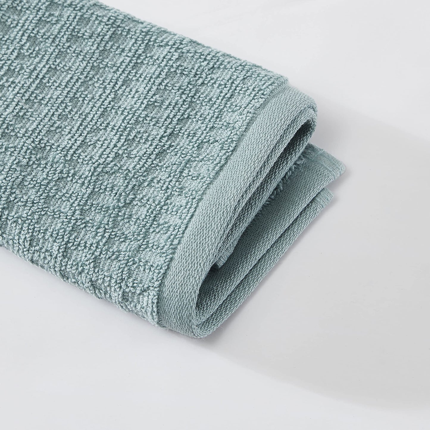 Tommy Bahama- Washcloth Set, Highly Absorbent Cotton Bathroom Decor, Low Linting & Fade Resistant, Oeko-Tex Certified (Northern Pacific Turquoise, 12 Piece)