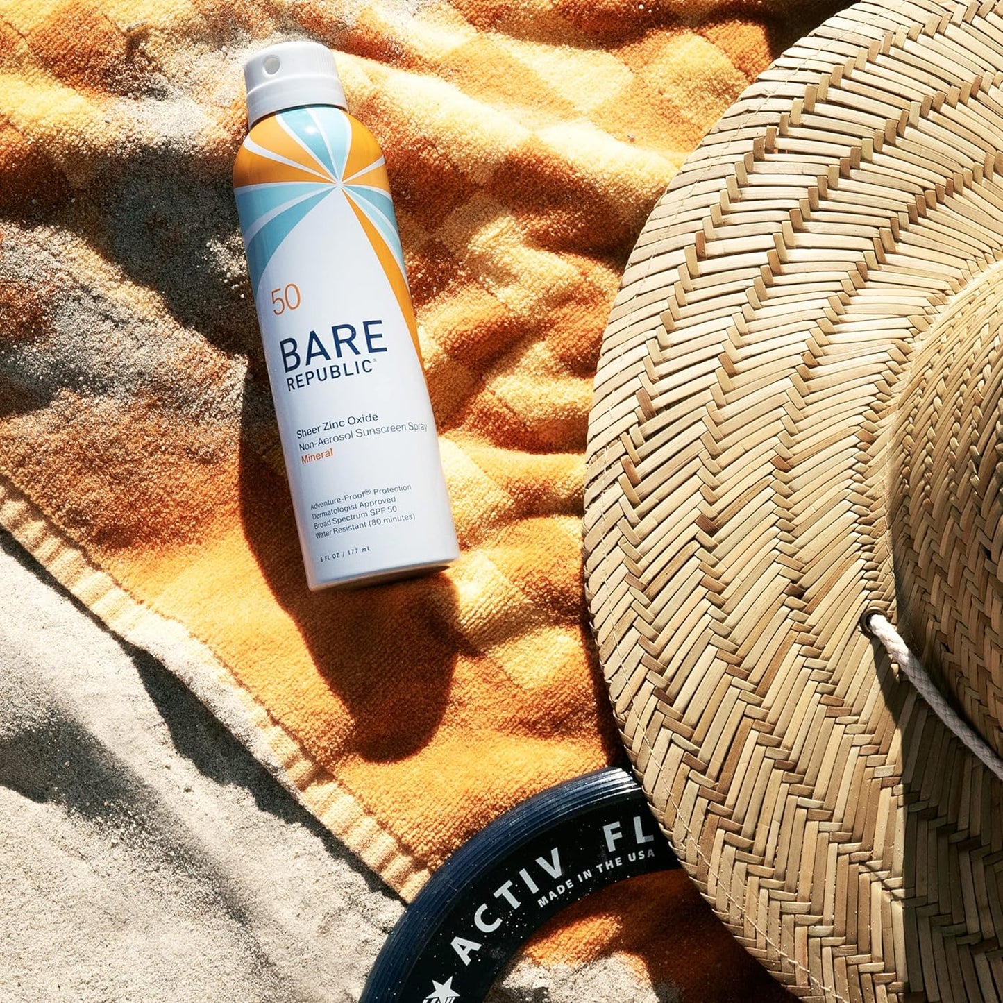 Bare Republic Mineral Sunscreen SPF 50 - Non-Greasy Spray with Vanilla Coco Scent | 6 Fl Oz