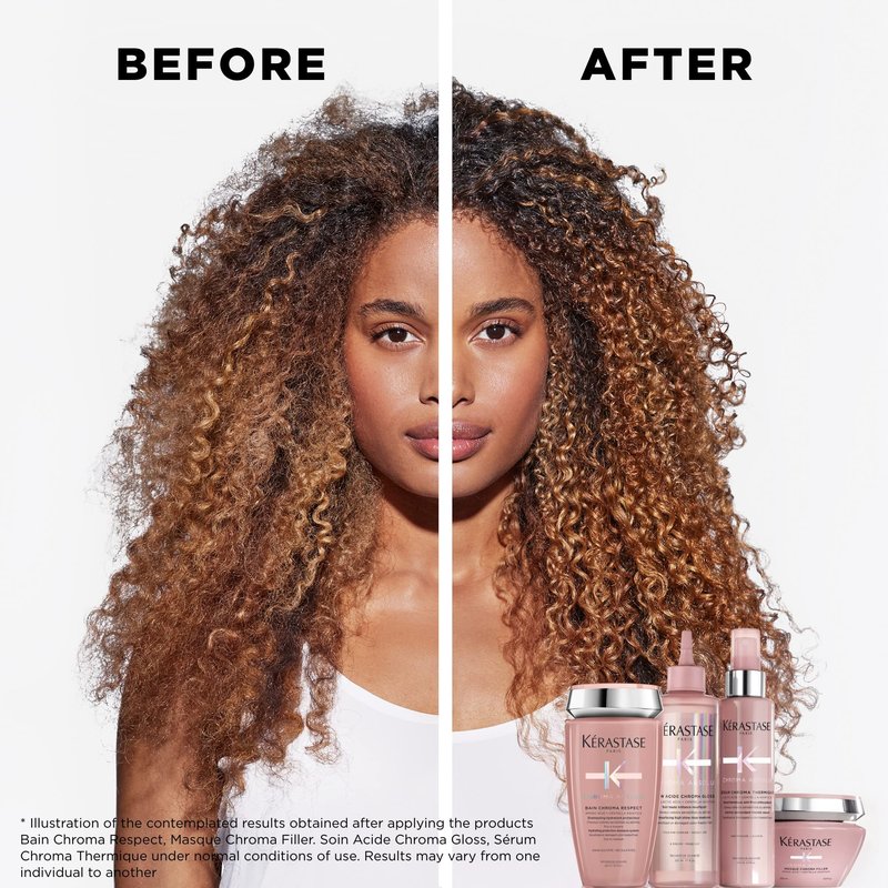 Kerastase Chroma Absolu Hair Serum For Color-Treated Hair - Moisturizes With Anti-Frizz and Heat Protection, 5.1 Fl Oz