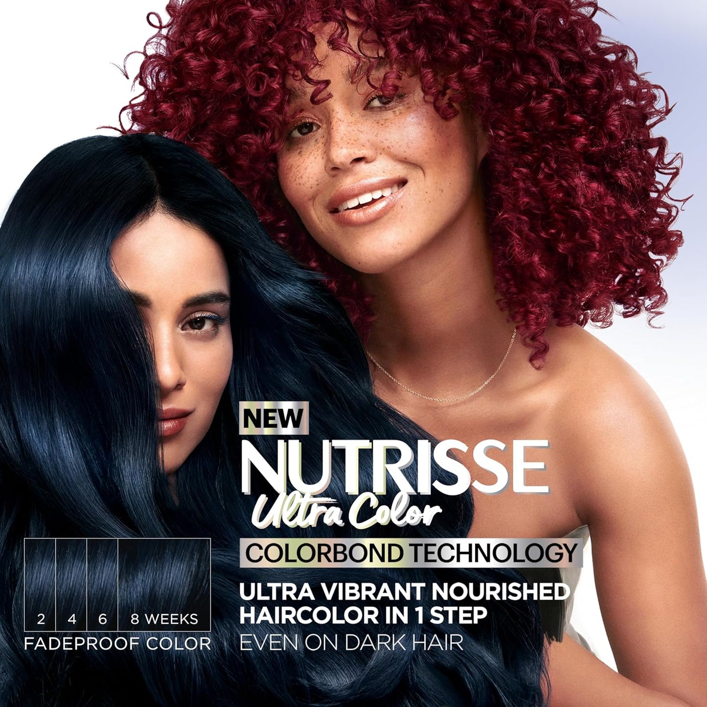 Garnier Nutrisse Ultra Color Permanent Hair Dye | R3 Light Intense Auburn, Vegan & Fade-Resistant, 2 Count