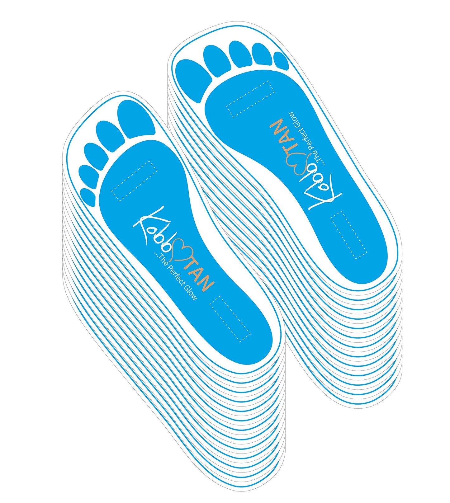 120 Pairs(240feets)Spray Tan Feet Pads Disposable & Economic Blue Feet pads for Spray tanning,Use in Tanning booth,Sunless Tanning at Home or Beauty Salon-Non Slip-Comfortable-Hygienic-Ultra Bronzing