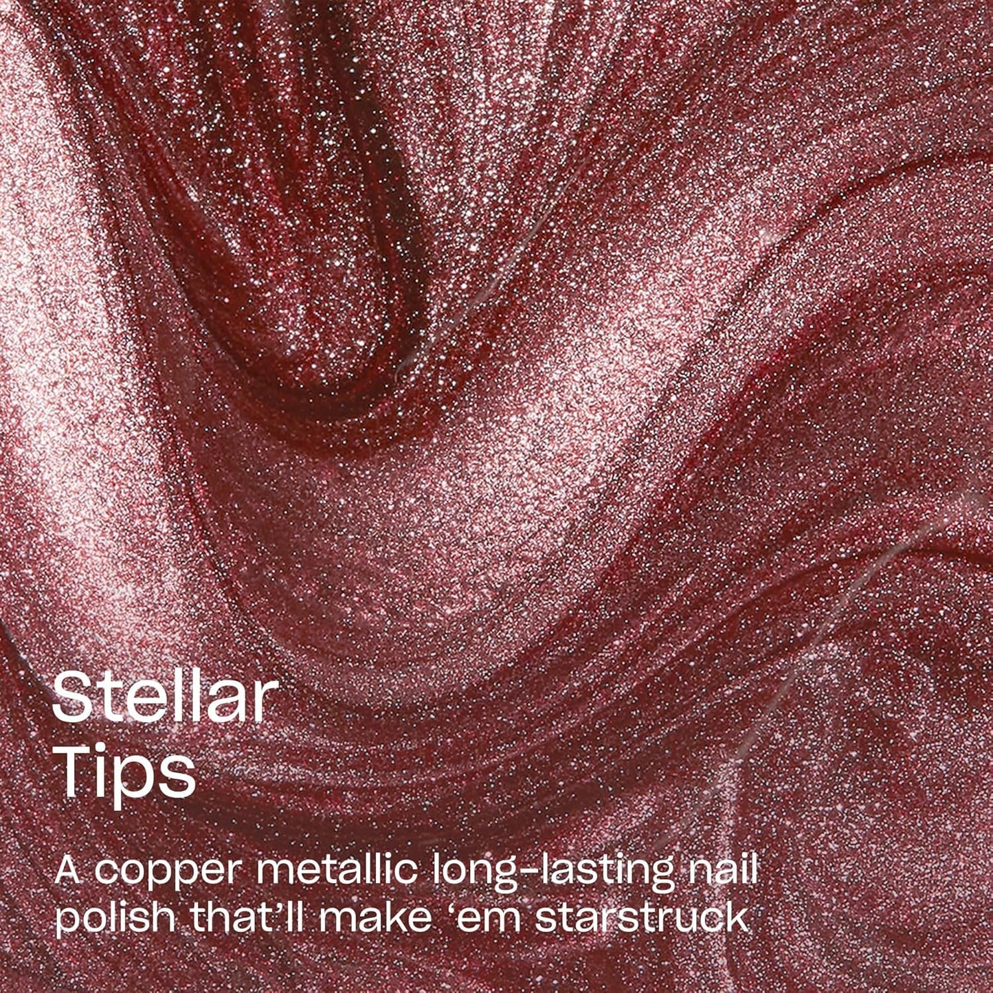 OPI Infinite Shine Stellar Tips | Opaque Bright Brown Metallic Long Wear Gel Like Nail Polish | Metallic Mega Mix Collection