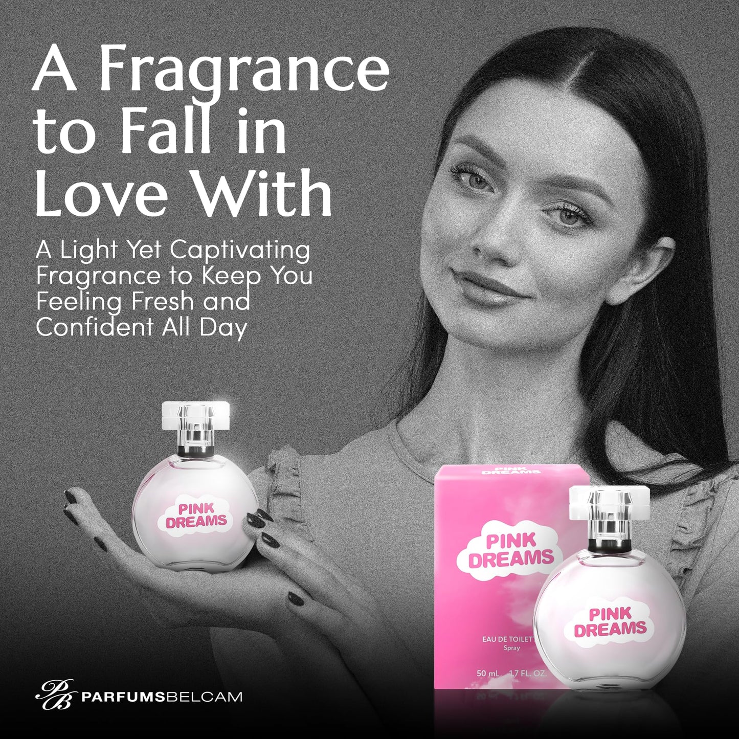 PB ParfumsBelcam Pink Dreams & Summer Fling Bundle, Floral Perfume for Women, Long-Lasting Eau de Parfum & Eau de Toilette for Everyday Wear, Spray Perfume for Women – 50ml/1.7 fl oz & 100ml/3.4 fl oz