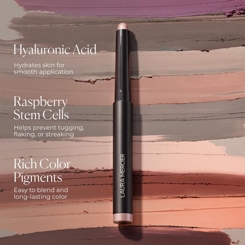 Laura Mercier Caviar Stick Cream Eyeshadow: Matte Finish, 24HR Wear, Long Lasting, Rich Color, Easily Blendable and Buildable, Waterproof, Hyaluronic Acid Infused, Eyeshadow Stick Set, Au Natural