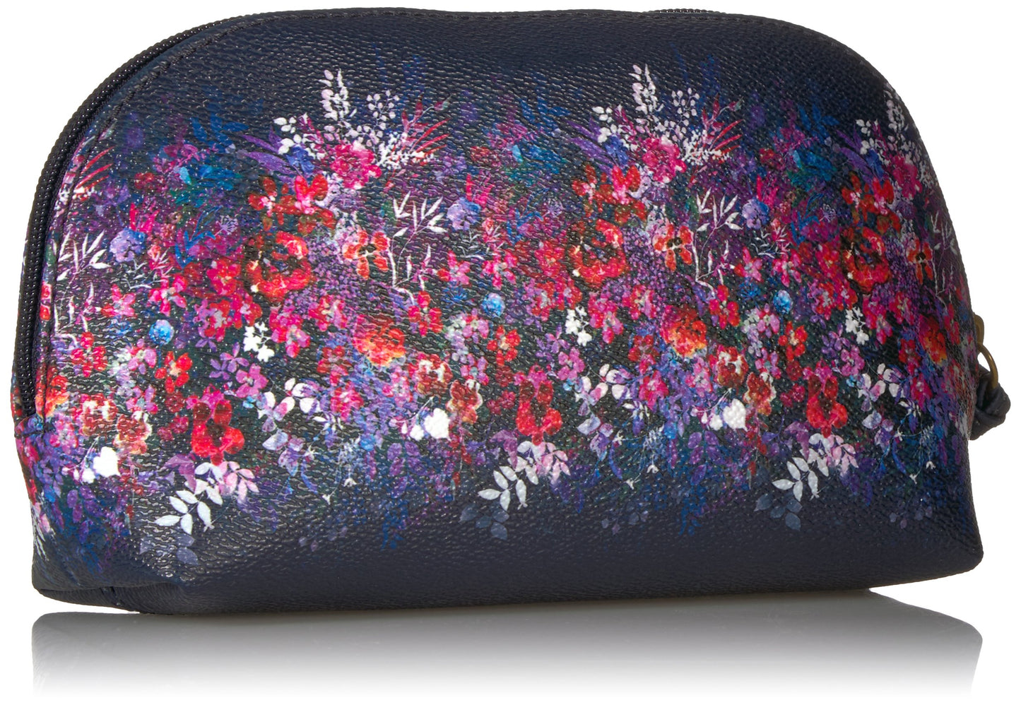 Elliott Lucca Artisan Dome Cosmetic Cosmetic Bag, INDIGO BOUQUET, One Size