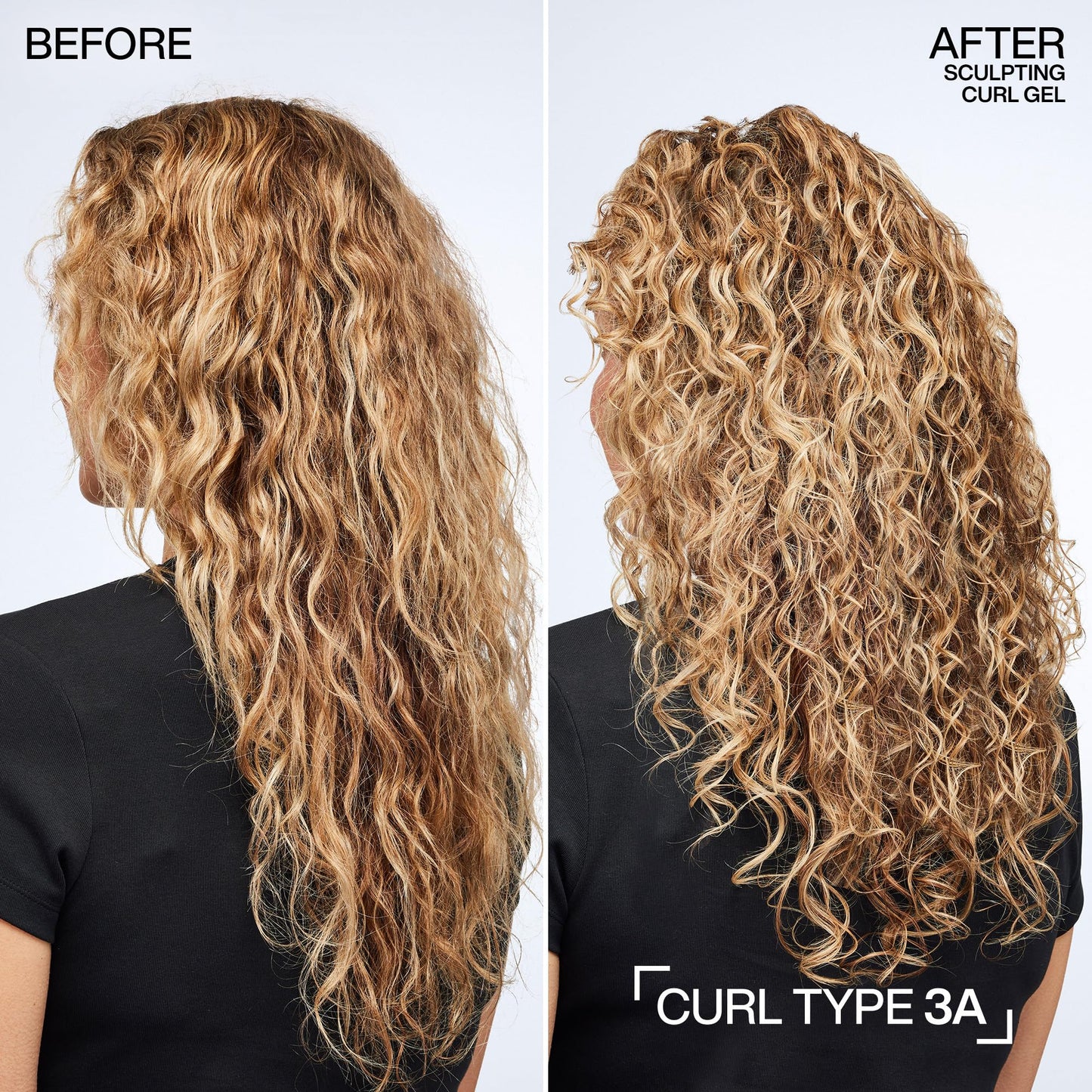 Redken Sculpting Curl Gel - 72-Hour Strong Hold, Crunch-Free & Flake-Free, Helps Tame Frizz